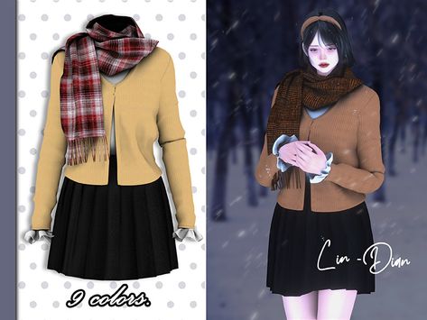 Ice Skating Outfit Sims 4, Sims 4 Dark Academia Clothes, Sims 4 Shawl Cc, Sims 4 Cardigan Accessory, Sims 4 Cc Christmas Clothes, Sims 4 Cc Dark Academia Clothes, Sims 4 Korean Cc Clothes, Sims 4 Cc Winter Clothes, Sims 4 Fall Cc