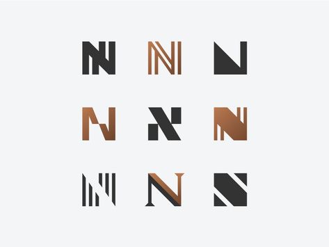 N (Exploration) by Nadia Castro #Design Popular #Dribbble #shots N Typography, N Letter Design, Print Advertising Design, N Logo Design, The Letter N, Logo N, N Design, Logo Design Inspiration Creative, N Logo