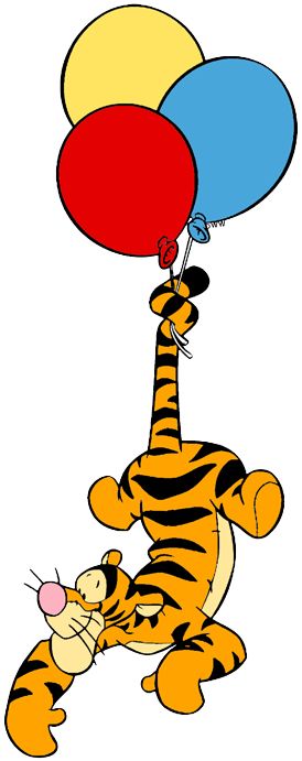 Tigger With Balloon, Tigger Birthday, Tiger From Winnie The Pooh, Winnie The Pooh With Balloon, Winnie The Pooh Tigger, Piglet Balloon, Winnie Poo, Pooh Bebe, Tigger Disney