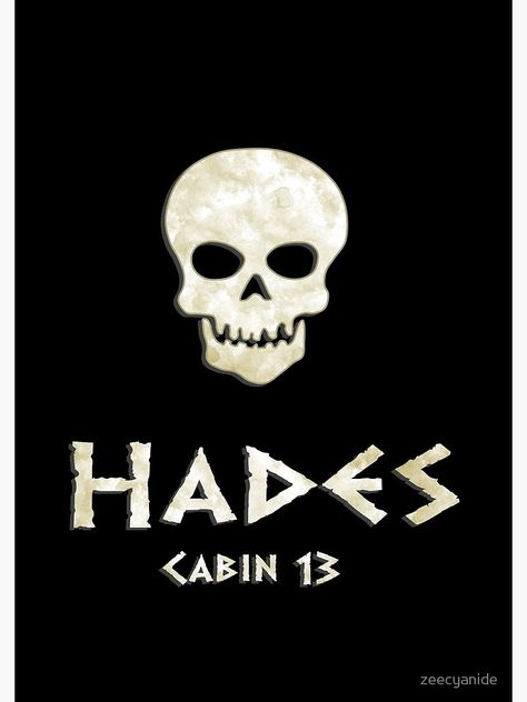 Cabin 13- Hades by zeecyanide Hades Cabin 13, Hades Symbol, Hades Cabin, Hades Percy Jackson, Hades Daughter, Hades Aesthetic, Camp Half Blood Cabins, Percy Jackson Cabins, Son Of Hades