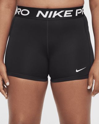 Stay in the game, even when you're on your period. We made your favorite Nike Pro shorts even better by adding an ultrathin liner that helps prevent period leaks so you can keep moving no matter what time of the month it is. Shown: Black/White Style: FN9000-010 Pro Nike Shorts, Nike Pros Aesthetic, Nike Pros Black, Nike Pro Shorts Grey, Gray Nike Pro Shorts, Nike Pros Shorts Collection, Nike Pro Shorts 5 Inch, Nike Pro Pants, Nike Pro Shorts Girls