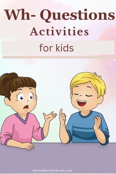 Here is we talk about the some fun and engaging wh-question activities that are easy, entertaining, and a wonderful way of teaching kids wh-questions and their importance. It helps effectively carry out the conversations, making sense of them and the world around us.They are crucial for a child’s overall development and learning of necessary life skills.# @whquestions @activitiesforkids #learning #boostconfidence. You can also download the PDF version the link is given below as: Teaching Wh Questions, How To Teach Wh Questions, Preschool Wh Question Activities, Wh Questions Kids, Wh Questions Games, Wh Questions Speech Therapy, Language Activities Preschool, Wh Questions Activities, Oral Language Activities