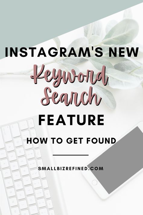 Instagram has a new keyword search feature, and it’s what we’ve all been waiting for! Read on for how this Instagram feature works, how to get your Instagram posts found in keyword searches, and how to write alt text on Instagram posts. #instagramtips #socialmediatips #instagramstrategy #onlinebusiness #smallbusiness Keywords Instagram, Instagram Keywords, Keyword Search, Get Instagram Followers, More Instagram Followers, Social Media Management Services, Instagram Marketing Strategy, Social Media Marketing Plan, Instagram Algorithm