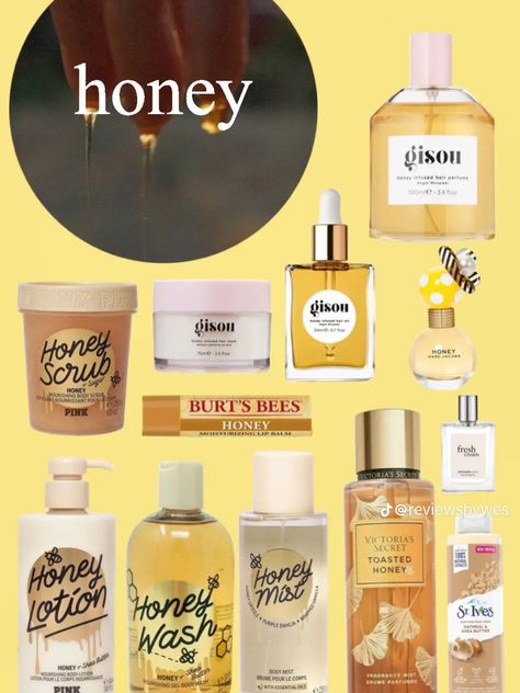 Things To Make U Smell Good, Perfumes That Smell Like Honey, Honey Smell Aesthetic, Honey Body Care, Honey Shower Routine, If You Want To Smell Like, You Want To Smell Like This, Honey Scented Shower Routine, Honey Scented Perfume