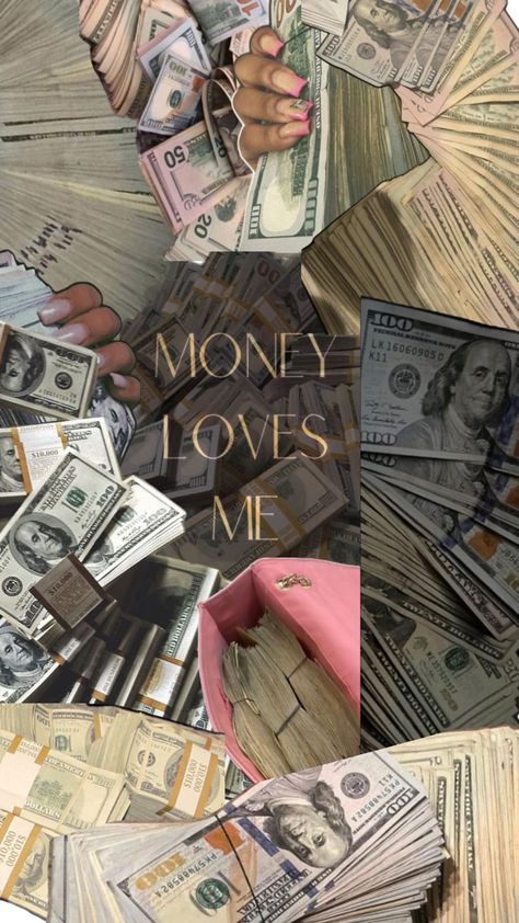 Money Loves Me, Manifesting Vision Board, Financial Motivation, Money Vision Board, Vision Board Images, Vision Board Wallpaper, Vision Board Goals, Dream Vision Board, Life Vision Board