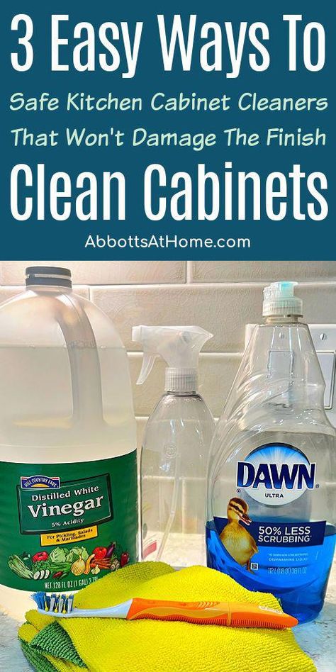 White cabinets aren't hard to clean. I've had them for 10 years. Here's 3 easy ways to clean white kitchen cabinets (2 natural) & 3 to avoid. Clean White Kitchen Cabinets, Wood Cabinet Cleaner, Cleaning Wooden Cabinets, Clean White Kitchen, Homemade Cabinets, Cabinet Cleaner, Cleaning Cupboard, Wooden Kitchen Cabinets, Cleaning Cabinets