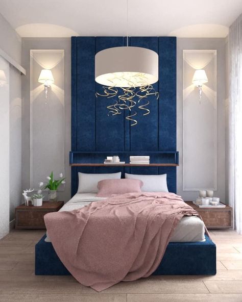 Modern Home Color Palette, Home Color Palette Interior, Royal Blue Bedroom, Color Palette Interior, Green Bedroom Colors, Royal Blue Bedrooms, Blue Green Bedrooms, Blue Bedroom Colors, Arch Designs For Hall