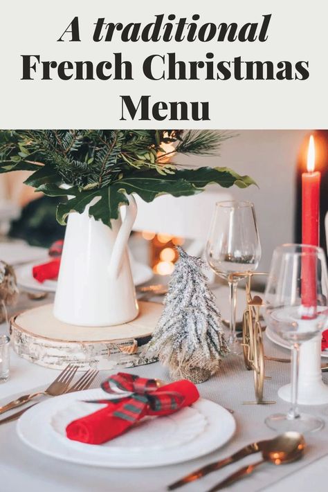 French Christmas Food, Traditional Christmas Menu, Christmas Eve Dinner Menu, Traditional Christmas Eve Dinner, French Christmas Traditions, Christmas Dinner For Two, French Dinner Parties, French Cooking Recipes, Christmas Main Dishes