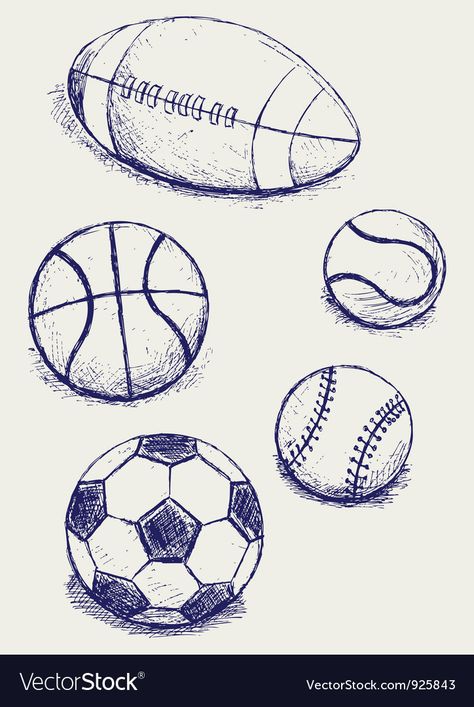 Soccer Ball Drawing, Sports Vector, Rugby Balls, Sports Drawings, Genius Hour, Zodiac Signs Chart, Sketching Tips, Ball Drawing, Poster Diy