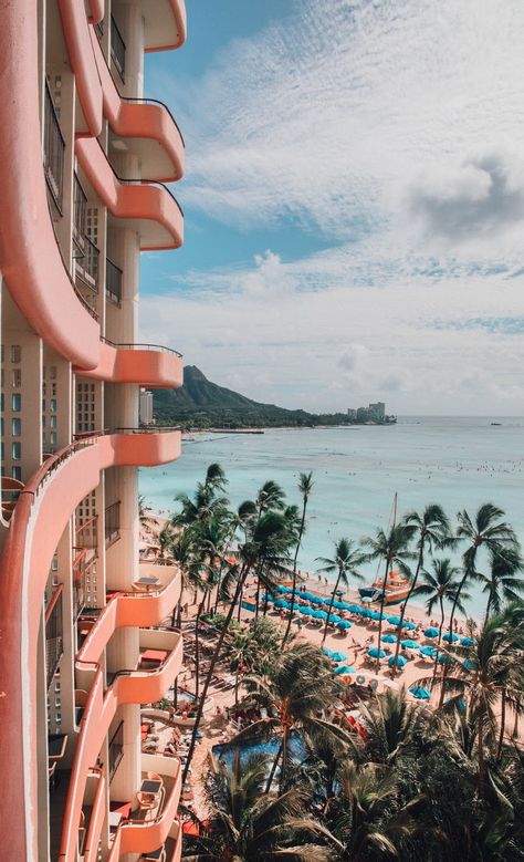 Hotel of My Dreams, The Royal Hawaiian – Tara Milk Tea Mid Century Palm Springs, Royal Hawaiian Hotel, Dream Hotel, Hawaii Aesthetic, Luxury Collection Hotels, Hawaii Hotels, Dream Hotels, Tropical Travel, Hawaii Honeymoon