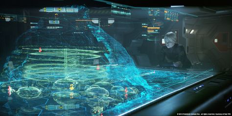 Sci-Fi Hologram Prometheus Movie, Hologram Technology, Techno Gadgets, Holographic Displays, Holography, Programing Software, Michael Fassbender, Star Citizen, Futuristic Technology