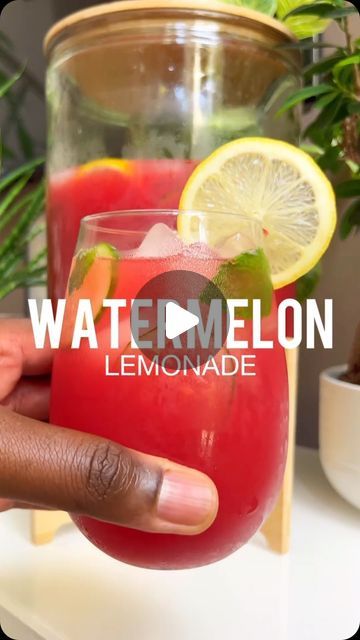 CD FIT on Instagram: "Watermelon Lemonade by @kingcooksofficial   🍉 visit the “Team Cooks🤴🏾” channel on my page to add this easy and delicious recipe to your collection! 🍉  Imagine the sweetness of fresh watermelon mingling with the bold, tangy kiss of lemon juice, creating a dance of flavors on your palate. The crisp cucumber notes weave through, adding a whisper of cool elegance, while fresh mint leaves flirt with your senses, offering a refreshing embrace. Perfect for summer nights, intimate gatherings, or when you simply want to elevate your everyday moments. #instagood #watermelon #juice #feastonthese   What’s your favorite juice?" Watermelon Drink Nonalcoholic, Watermelon Juice Recipe, Fruity Alcohol Drinks, Watermelon Drink, Frozen Watermelon, Juicy Juice, Watermelon Lemonade, Lemonade Drinks, Fresh Watermelon