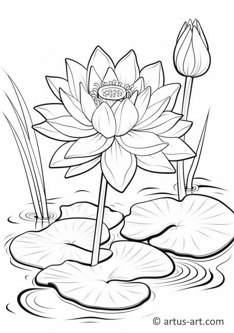 Lotus Flower in a Pond Coloring Page » Free Download » Artus Art Odyssey Art, Coloring Patterns, Pirate Coloring Pages, Insect Coloring Pages, Coloring Pages Nature, Farm Coloring Pages, Printable Flower Coloring Pages, Garden Coloring Pages, Drawing Kids