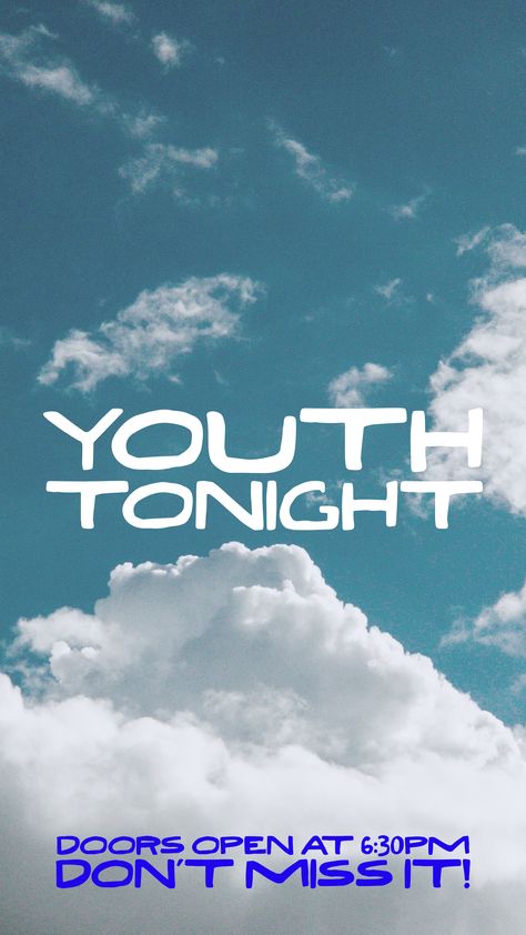 Youth Group Instagram Post, Youth Group Instagram Ideas, Youth Group Social Media Posts, Youth Graphic Design, Youth Church Graphic Design, Youth Group Events, Youth Room Church, Church Shirt Designs, Church Social Media