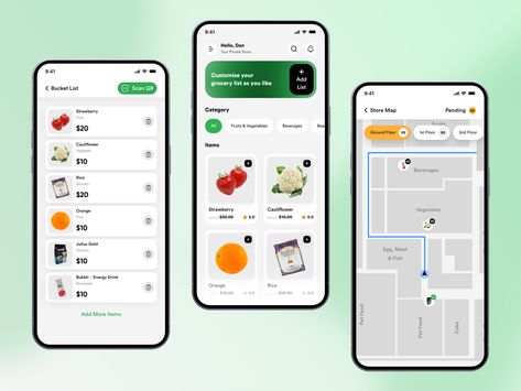 Elevate your shopping experience with our state-of-the-art shopping list app ui design. We designed the MallEra online shopping list app, which is your one-stop online shop. Explore the large variety of groceries, beverages, beauty products, and more. #shopping #onlinestore #store #shoppingexperience #onlineshopping #mall #mallera #onlineshopping #ecommerce #ecommerceapp #mobileapp #appdesign #appdevelopment #grocery #shoppingmall #map #navigation Grocery App Ui Design, List Ui Design, Grocery List App, List Ui, App Wireframe, Navigation App, Ux Kits, Card Ui, Art Shopping