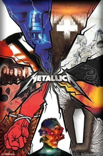 Metallica Album Covers, Metallica Albums, Metallica Art, Rock Poster Art, Rock Band Posters, Heavy Metal Art, Band Wallpapers, Metal Albums, Heavy Metal Music