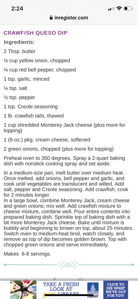 Crawfish Queso Dip, Crawfish Queso, Rotel Queso, Crawfish Dip, Rotel Dip, Queso Dip, Creole Seasoning, Monterey Jack Cheese, Yellow Onion
