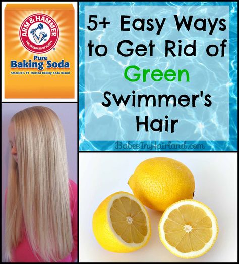 Blonde Hair Turned Green, Chlorine Green Hair, Chlorine Hair, Swimmers Hair, Pool Hairstyles, Hair Control, Hair Remedies, Hair Care Tips, Green Hair