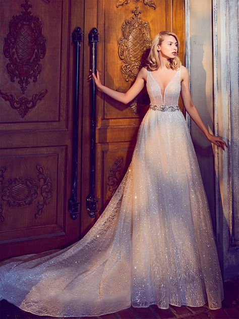 17244 Raine Wedding Dresses Sparkly, Blue Wedding Gowns, Wedding Gown Gallery, Calla Blanche, Sparkly Wedding Dress, Sparkle Wedding Dress, Sparkly Wedding, Bride Gowns, New Wedding Dresses