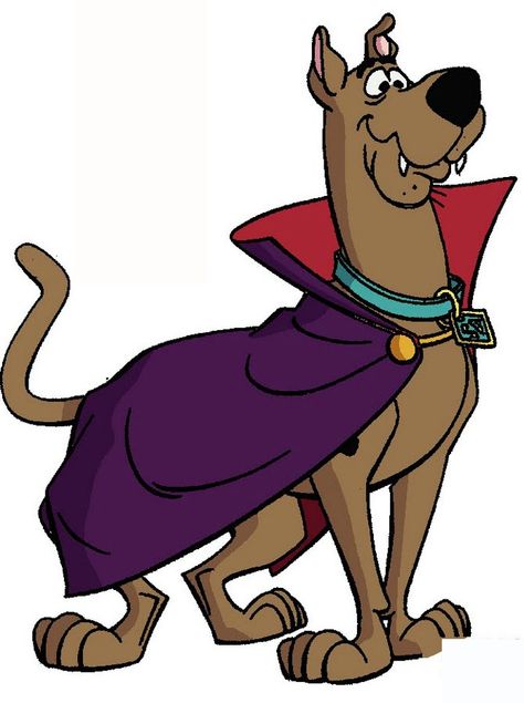 Scooby-Doo in Halloween Costume Vampire Scooby Doo Halloween Drawing, Scooby Doo Halloween Door, Scooby Doo Vampire, Scooby Doo Drawings, Scooby Halloween, Scooby Doo Dress, Halloween Scooby Doo, What's New Scooby Doo, Shaggy Scooby Doo