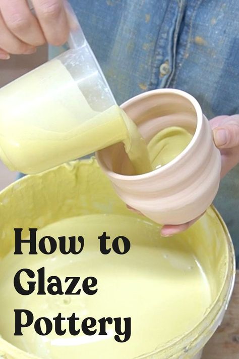 Glazing Pottery At Home, How To Glaze Clay At Home, Diy Pottery Glaze, Diy Ceramic Glaze, How To Glaze Pottery At Home, How To Ceramics At Home, How To Paint Pottery Ceramics, How To Glaze Ceramics, Layering Glazes Pottery