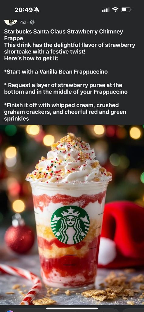 Starbucks Secret Menu Drinks Hot Coffee, Starbucks Secret Menu Hot Drinks, Starbucks Christmas Drinks Recipes, Starbucks Christmas Drinks, Starbucks Drink Recipes, Holiday Starbucks, Starbucks Holiday Drinks, Christmas Starbucks, Christmas Drinks Recipes