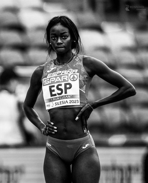 Fatima Diame, D1 Athlete, Track Season, Track N Field, Stomach Abs, Women Track And Field, Pilates Body, Georgetown University, Female Athlete