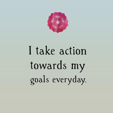 Karla S (K.S)’s Instagram profile post: “I take action towards my goals everyday. 📝 affirmation cards 🎨 @proactiveyellowworld #proactiveyellowworld #action #towards #goals…” I Take Action Towards My Goals, Taking Action Affirmations, Take Action Quotes, Actions Quotes, Disciplined Life, Cindy Wolfie, Ceo Of My Life, Dream Life Quotes, Live With Love