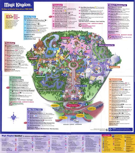 Magic Kingdom Orlando, Disney Map, Magic Kingdom Map, Theme Park Map, Disney World Map, Kingdom Map, Disney Blizzard Beach, World Map Printable, Seven Dwarfs Mine Train