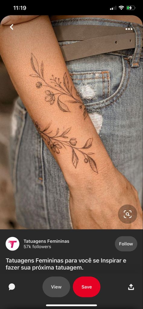 Arm Wrap Tattoo, Wrap Around Wrist Tattoos, First Tattoo Ideas, Floral Arm Tattoo, Wrap Around Tattoo, Around Arm Tattoo, Flower Tattoo Ideas, Wrap Tattoo, Flower Wrist Tattoos