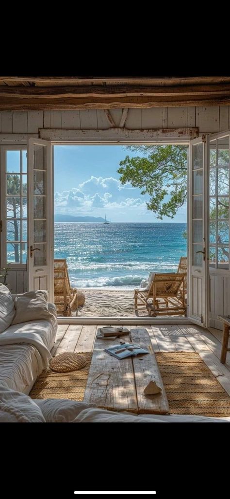 Grandmas Beach House Aesthetic, Costal Beach Aesthetic House, Costal Beach Aesthetic, Beach Aesthetic House, Old Beach House Aesthetic, Old Beach House, Grandma House, Coastal Pictures, Beach House Aesthetic