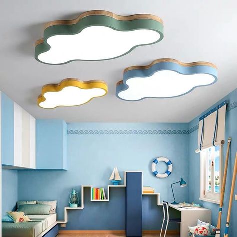 Cloud Ceiling, Cloud Shapes, Bedroom Ceiling Light, Lighting Guide, Estilo Art Deco, Modern Art Deco, Led Flush Mount, Flush Ceiling Lights, Childrens Bedrooms