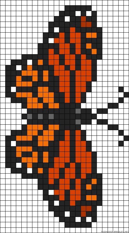 Crochet Butterfly Pattern, Native Beading Patterns, Cozy Crochet Patterns, Butterfly Cross Stitch, Pixel Crochet, Pixel Art Grid, Pixel Art Design, Pixel Art Pattern, Crochet Tapestry