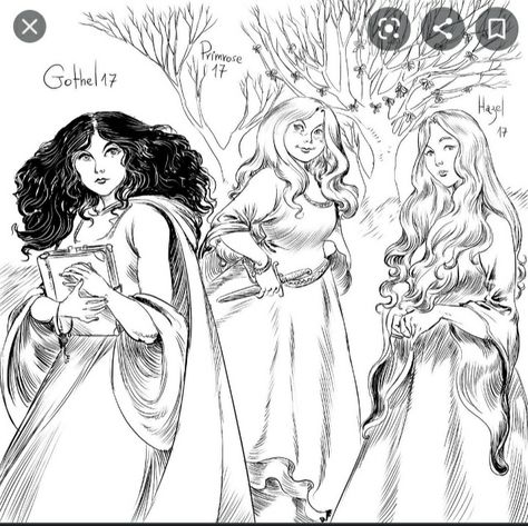 Gothel, Primrose and Hazel Mother Gothel And Rapunzel Fanart, Mother Gothel Genderbend, Mother Gothel Fanart, Rapunzel Stuff, Serena Valentino, Skyrim Oc, Tangled Mother Gothel, Mother Gothel, Weird Sisters