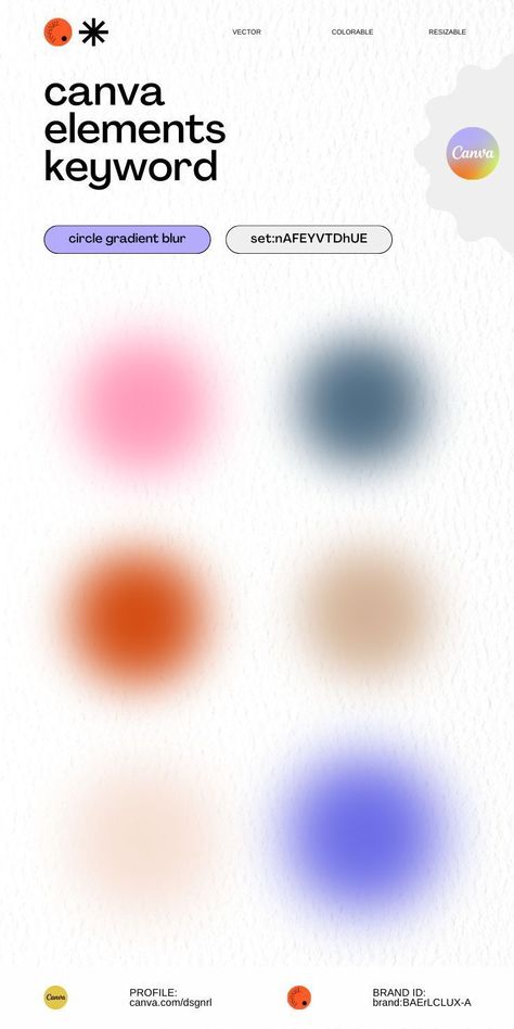 Vibrant pastel gradient circles with blur background. Use this Canva element to create stunning visuals for your social media posts, presentations, and more! #CanvaElements #Gradient #Pastel#Canva_Pro_For_Free #Gradient_Circle #Gfx_Design #Graphic_Shapes_Design Gradient Circle, Background Canva, Circle Infographic, Gfx Design, Keyword Elements Canva, Graphic Shapes Design, طابع بريدي, Desain Buklet, Canva Elements Keyword