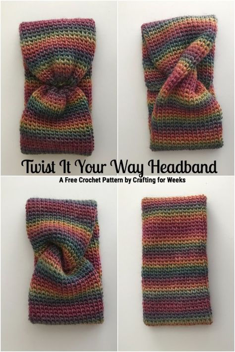 Trendy Headbands Knit, Crochet Genius Headband Pattern, Fleece Lined Crochet Headband, Crochet Twisted Headbands For Women Free Pattern, Simple Knit Headband Pattern Free, Crochet Turban Pattern Free Twisted Headband, Twisted Knit Headband, Bulky Yarn Crochet Headband, Free Knit Headband Patterns