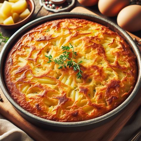 If you've ever traveled to Spain, chances are you've encountered the iconic tortilla de patatas. This humble yet delicious Spanish potato omelet is as Spanish Potato Tortilla, Spanish Tortilla Recipe Spain, Gf Quiche, Tortilla Spanish, Tortilla Patatas, Spanish Potato Omelet, Tapas Spanish, Spanish Meals, Spanish Tortilla Recipe