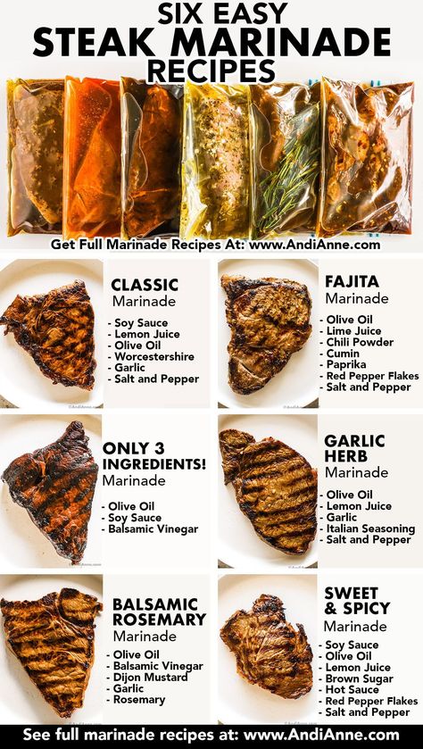 Easy Steak Marinade Recipes, Steak Marinade Easy, Steak Marinade Recipes, Resepi Biskut, Chicken Marinade Recipes, Homemade Sauce Recipes, Spice Mix Recipes, Easy Steak, Steak Marinade