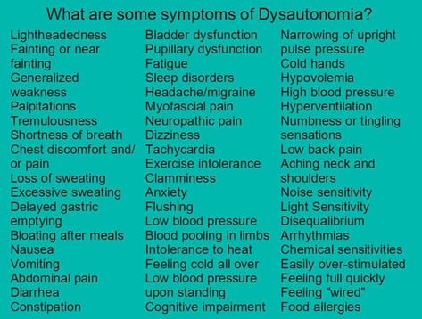 Dysautonomia symptoms #dysautonomia #GP #POTS Dysautonomia Symptoms, Autonomic Nervous System Dysfunction, Ehlers Danlos Syndrome Hypermobility, Dysautonomia Awareness, Noise Sensitivity, Dysautonomia Pots, Sjogrens Syndrome, Mast Cell, Autonomic Nervous System