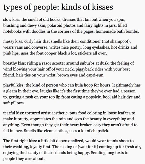 The first right kiss First Kiss Prompts, Kiss Prompts, Gross Things, Otp Prompts, Dialogue Prompts, Writing Characters, Story Prompts, Brain Food, Book Writing Tips