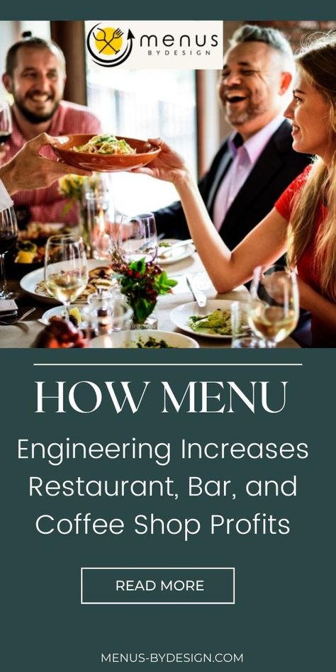 Menu engineering is a way of evaluating a menu’s pricing by using food costs and sales data. It involves categorizing the items on the menu based on sales volume and profitability. To engineer a menu properly, you need a firm grasp of the price of each item on the menu, the cost per serving, and its contribution margin. #Restaurant #Bar #Coffee #Shop #foodservice #business #profit #menudesign Menu Engineering, Html Email Signature, Profit Margin, Food Cost, Page Setup, B2b Lead Generation, Ads Campaign, Google Business, Bar Coffee