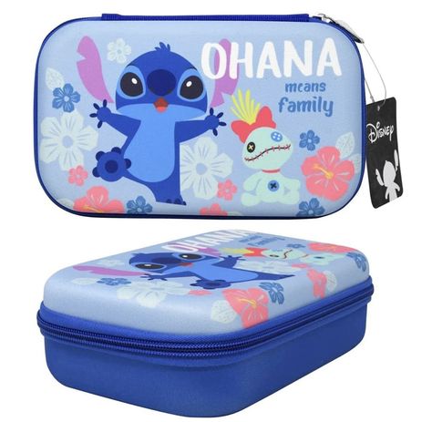 Organizing School Supplies, Cool Pencil Cases, Lilo And Stitch Merchandise, Kids Pencil Case, Lilo And Stitch Ohana, Lilo And Stitch Quotes, Lilo And Stitch Drawings, Zipper Pencil Case, Stitch Quote