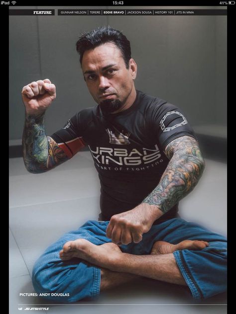 Eddie Bravo - 10th Planet Jiu Jitsu - Jiu Jitsu Style magazine Eddie Bravo, Style Magazine, Tattoo Sleeve, Heads Up, The Man, Magazine, Tattoos, Jiu Jitsu