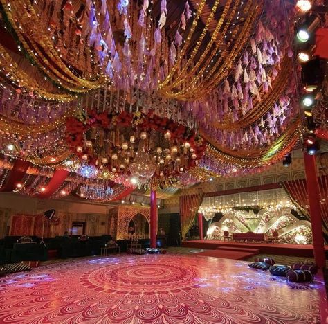 Mehndi Venue Decor, Unsaid Love, Shaadi Decor, Indian Wedding Venue, Pakistan Wedding, Wedding Decor Photos, Dance Floor Wedding, Persian Wedding, Dream Wedding Decorations