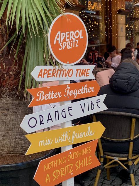 Aperol Spritz Aesthetic Party, Spritz Party, 25th Bday, Aperol Spritz, Mimosa, Grilling, Party Ideas, Candy, Bar