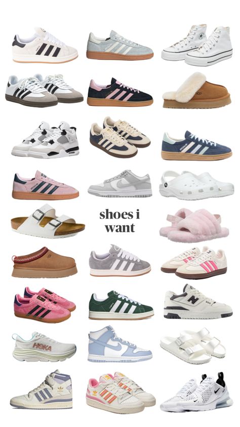 shoes in my wishlist x #shoes #shoewishlist #shoesinspo #runners #adidas #fyp #ugg #nike Teen Christmas Wishlist, Girly Christmas Gifts, Adidas Runners, Preppy Shoes, Pretty Shoes Sneakers, Shoe Wishlist, Shoe Inspo, Pretty Shoes, Dream Shoes