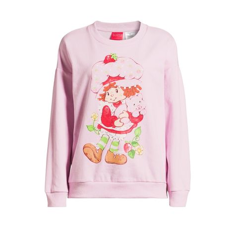 Strawberry Shortcake Sweatshirt, Strawberry Shortcake Custard, Short Cake, Alt Clothing, Carhartt Women, Tiktok Viral, Tie Dye Sweatshirt, Blue Sweatshirt, Sweat Pants