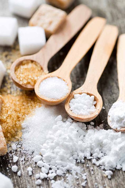 Types of Sugar and How to Use Them | Foodal Sugar Detox Diet, Detox Diet Plan, Health Trends, Bakery Logo, Bakery Logo Design, Cooking Lessons, Sugar Detox, Cleanse Your Body, Organic Sugar