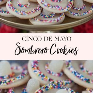 Cinco De Mayo Sombrero Cookies - Jenny Cookies Round Sugar Cookies, Dinner Party Food Ideas, Sombrero Cookies, Dinner Party Food, Mexican Birthday Parties, Jenny Cookies, Mexican Birthday, Mexican Party Theme, Taco Party