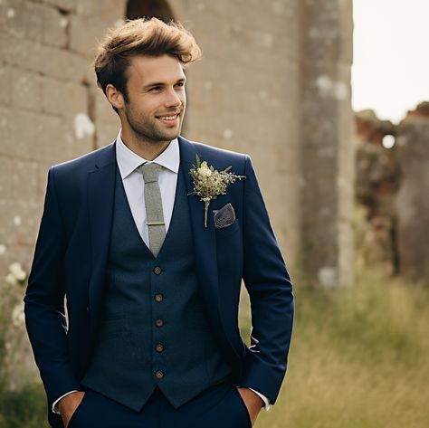 🤵🍃 Plongez dans le bonheur naturel avec notre beau marié en costume trois pièces bleu foncé et cravate grise claire chez Chris von Martial. Capturé au sein de la nature, son sourire radieux et son élégance témoignent d'une journée de mariage inoubliable.⁠

👔 #ChrisVonMartial #MariéHeureux #CostumeTroisPiècesBleuFoncé #CravateGrisClair #NatureEtÉlégance #ArtisanatParisien #SurMesureInoubliable #CoutureRomantique #BonheurStylé⁠ Band Ideas, Men Suit, Dear Future Husband, Dear Future, Groom Suit, Future Husband, Mens Suits, Wedding Band, Wedding Bands